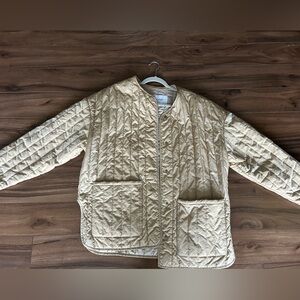 Japanese Minimalist Long Quilted Puffer Jacket